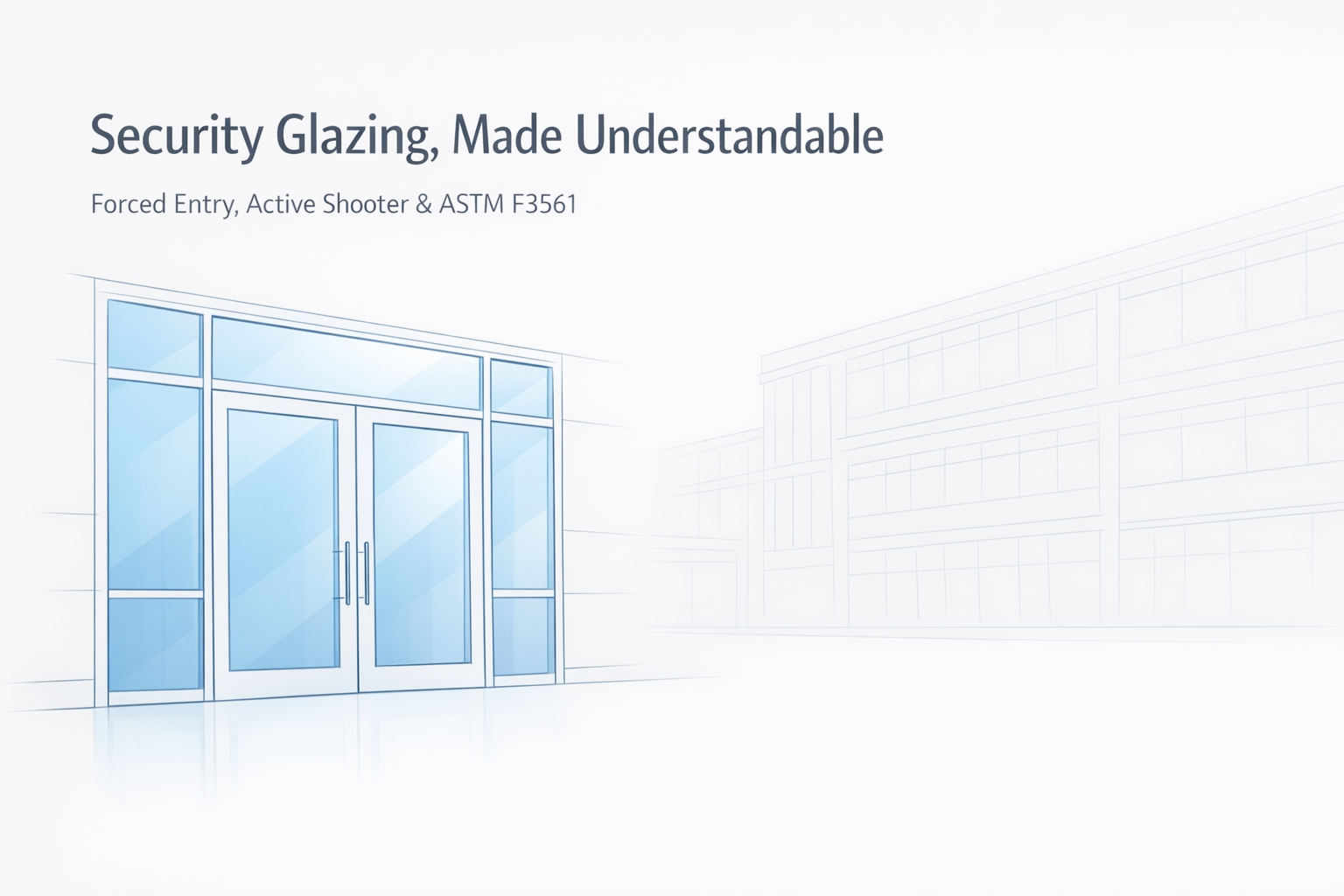 Security Glazing, Made Understandable Forced Entry, Active Shooter & ASTM F3561